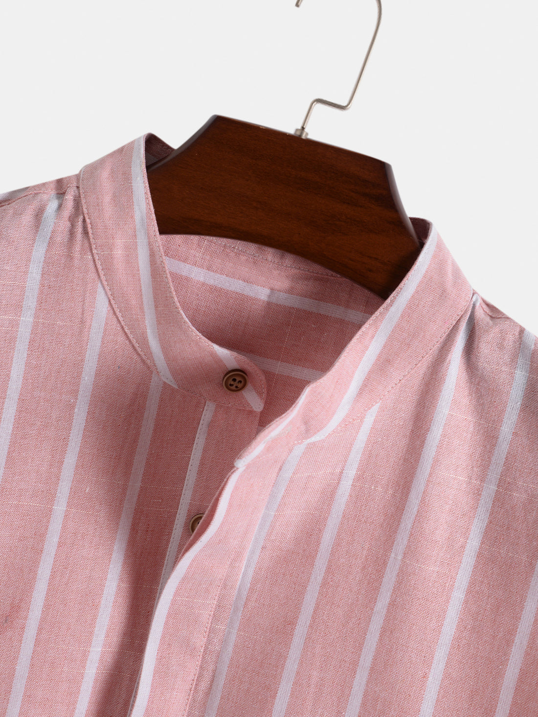 Fashion Striped Casual Men's Shirt Short Sleeve - cas7m