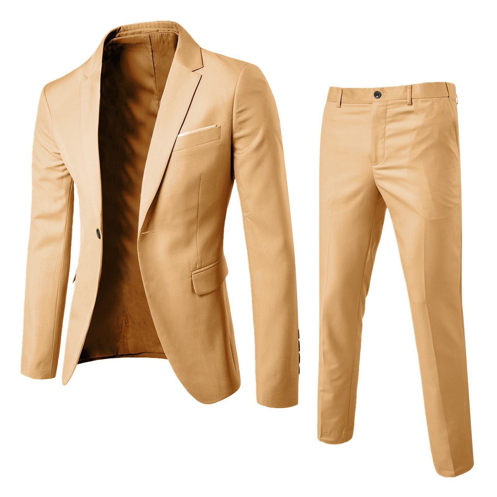 Two-piece Suit Business Professional Formal Wear Korean Slim Fit - cas7m