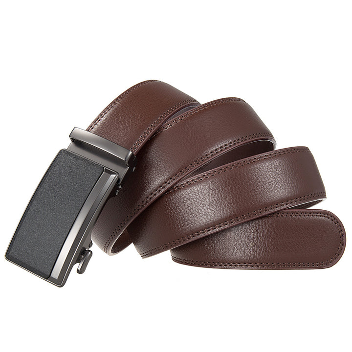 Men's Business Leather Split Leather Belt - cas7m