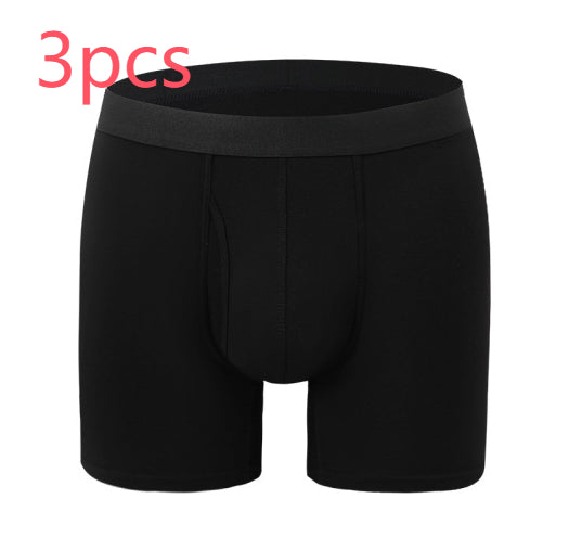 Extended Men's Underwear Bamboo Fiber Sports Breathable Mid Waist - cas7m