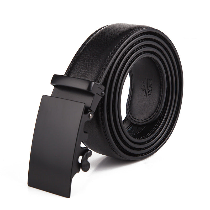 Men's Belt Automatic Buckle Business Trouser Belt - cas7m
