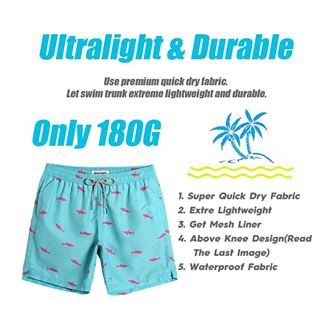 Casual Swimwear Beach Shorts Men - cas7m