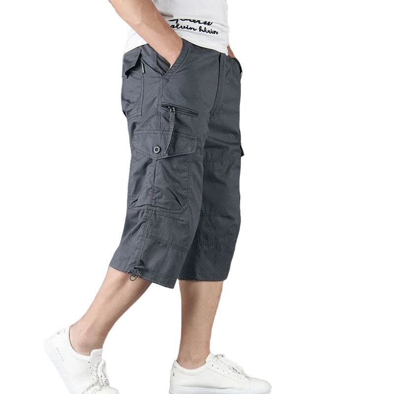 Men's Loose Thin Multi-pocket Outdoor Sports And Casual Shorts - cas7m