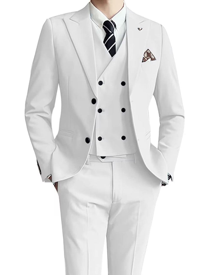 Three-piece Men's Suit Slim Fit Suit - cas7m