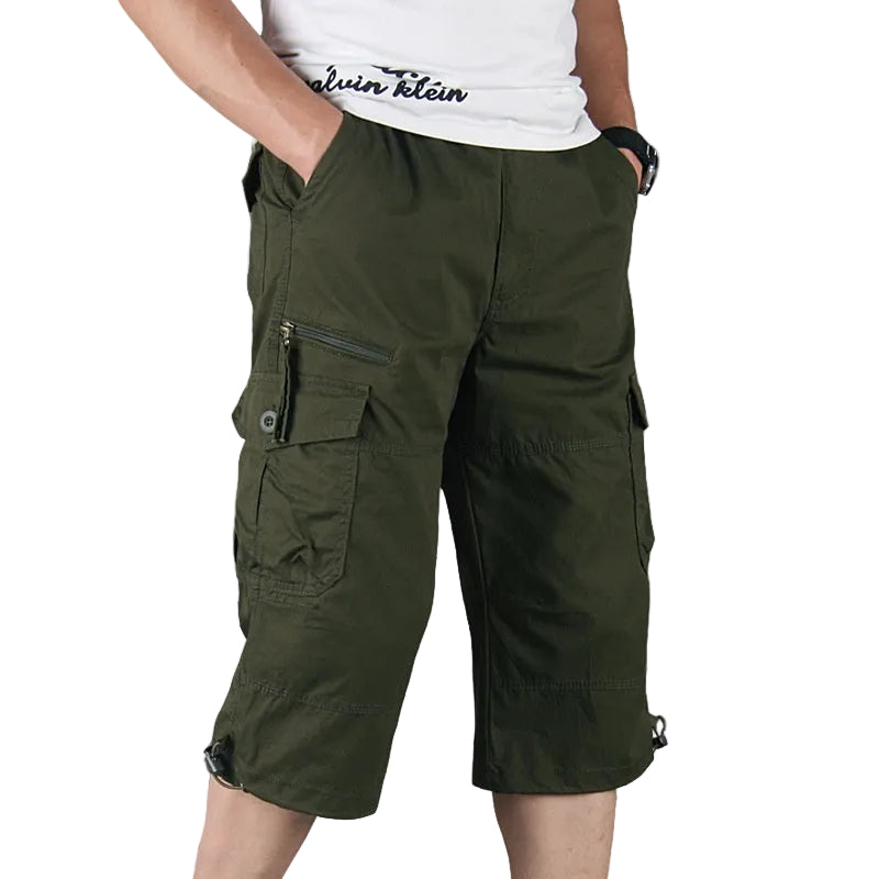 Men's Loose Thin Multi-pocket Outdoor Sports And Casual Shorts - cas7m