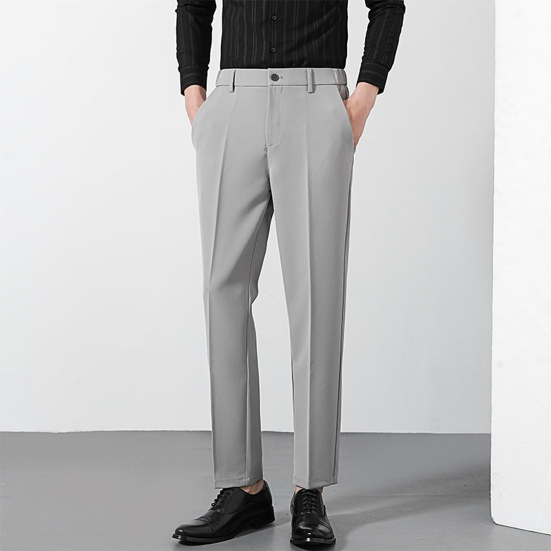 New Suit Pants Men's Ninth Casual Straight Pants - cas7m