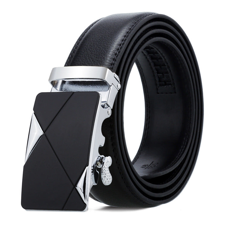 Men's Belt Automatic Buckle Business Trouser Belt - cas7m