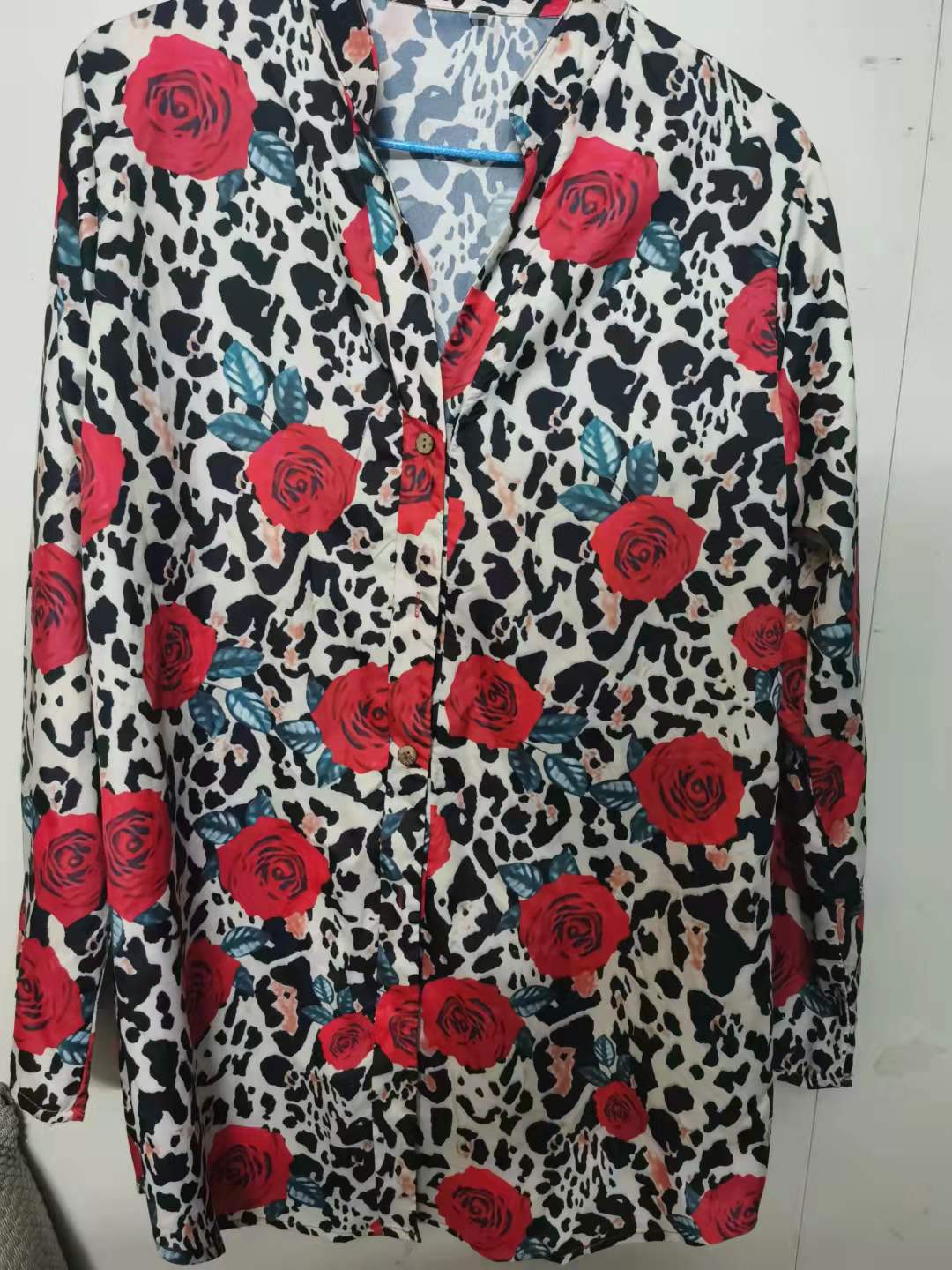 Women's Stand Collar Long Sleeves Loose Leisure Medium - cas7m