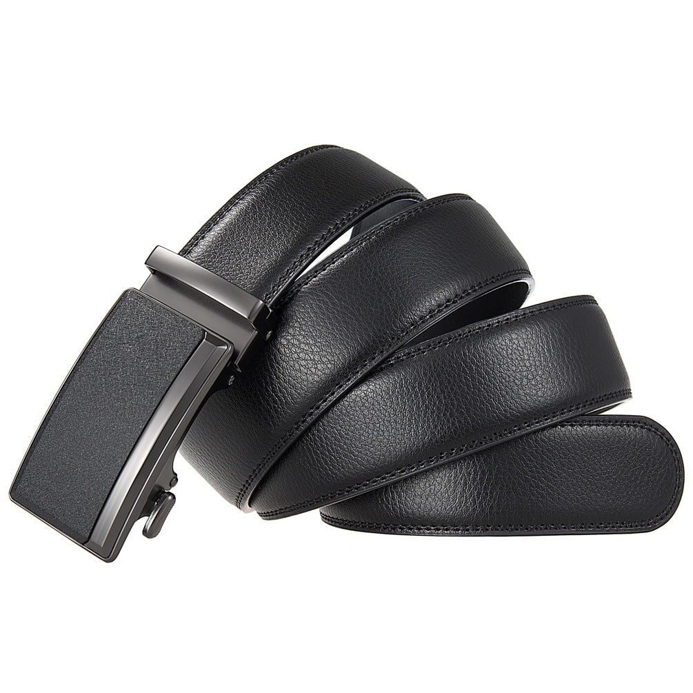 Men's Business Leather Split Leather Belt - cas7m