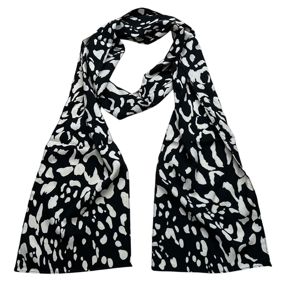 2pcs Abstract Long Scarf,Gallery Opening Bold Abstract Print Makes Artistic Statement,vacation,daily Life,evening Party,Office Appropriate Subtlety For Women Men - cas7m