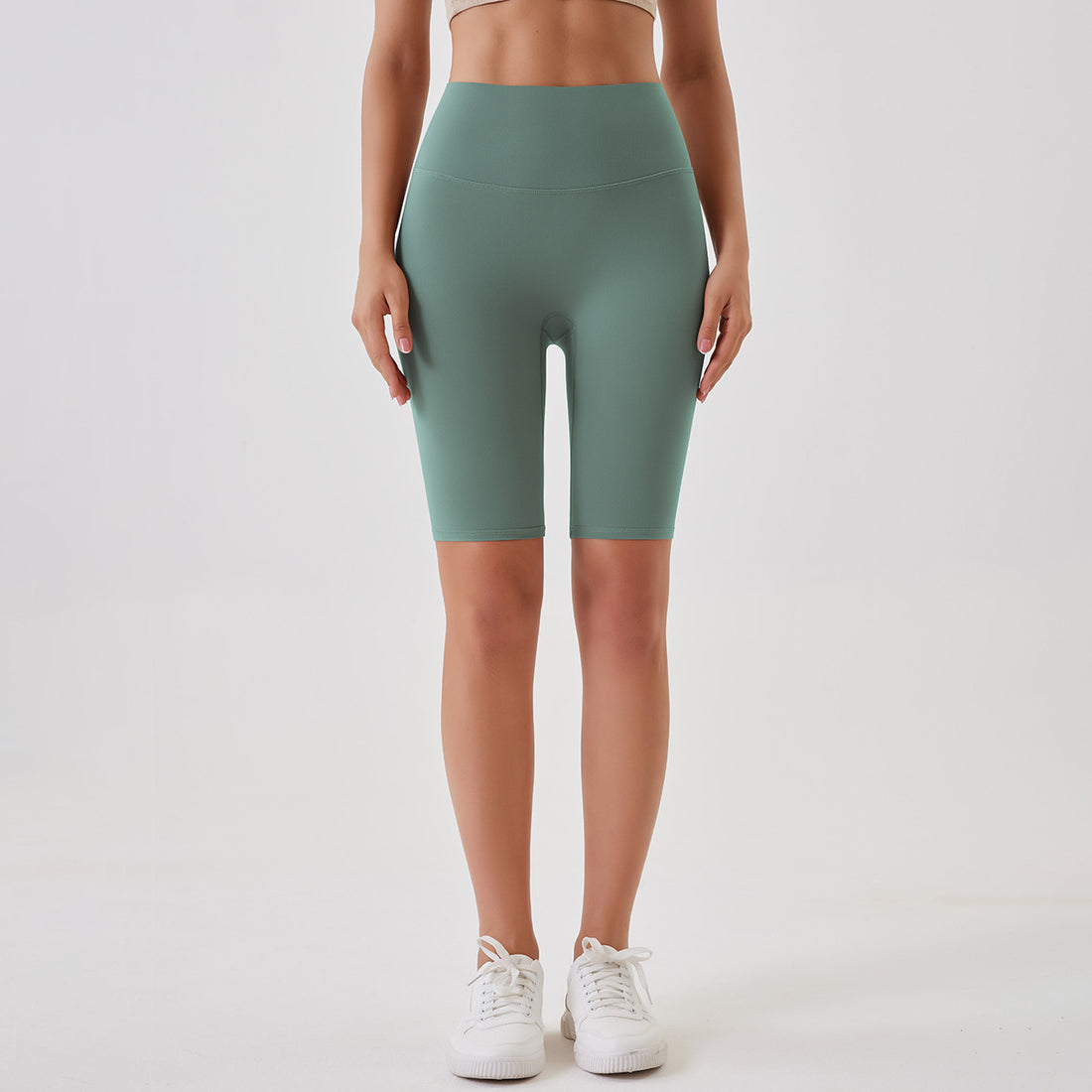 Breathable Double-sided Brushed Yoga Shorts - cas7m