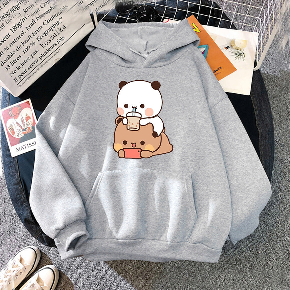Bubu And Dudu Hoodies For Women Aesthetic Graphic Fun Kawaii - cas7m