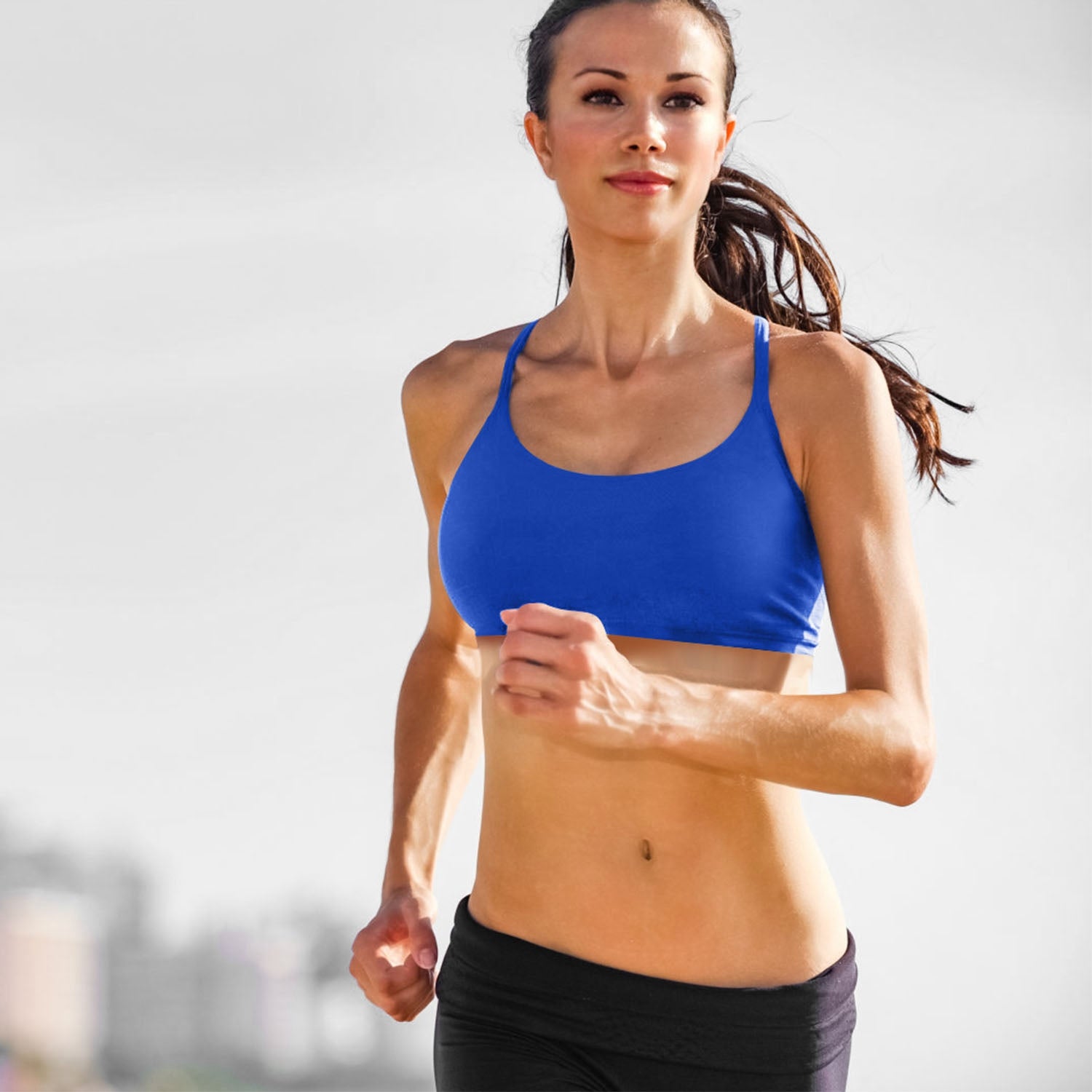 Strappy Cross Back Sports Bra: Breathable, Soft & Supportive - cas7m