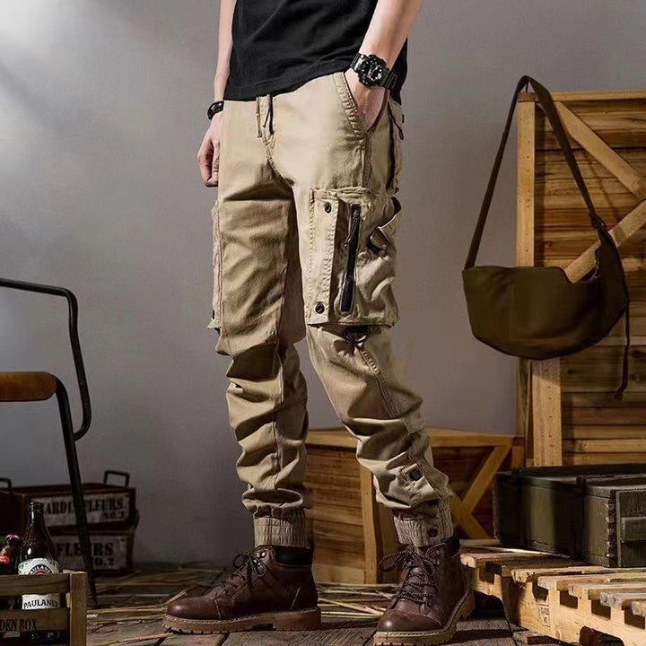 American Workwear Pants Men's Straight Functional Outdoor Tactics Casual Pants - cas7m