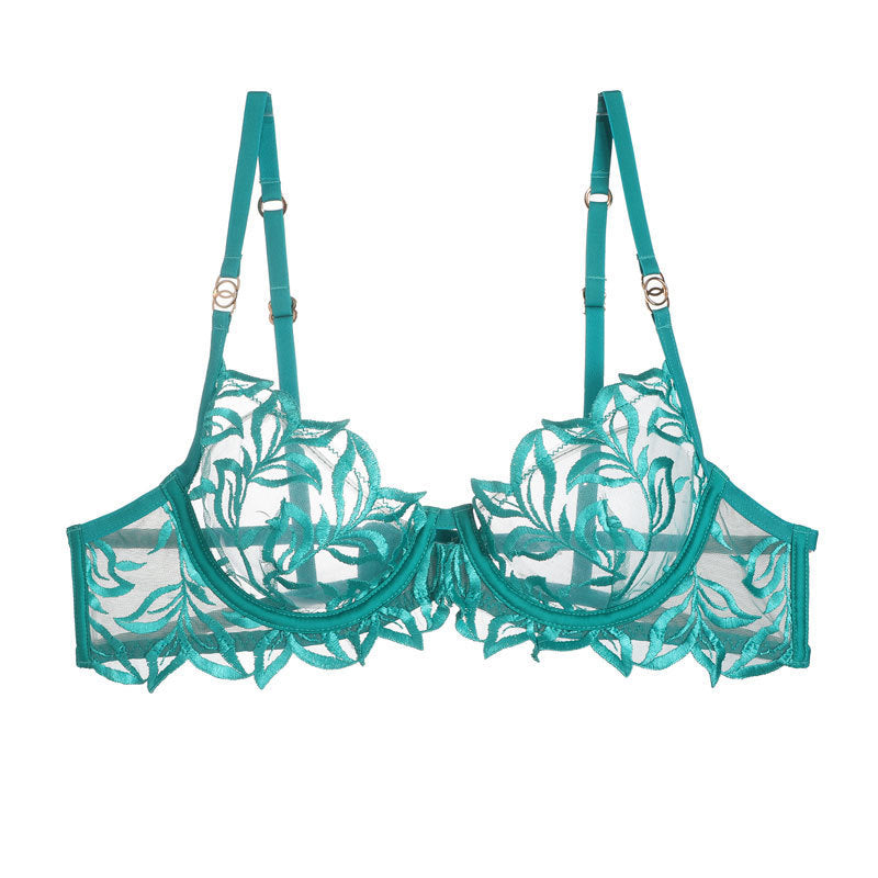 Ultra-Thin Nylon Bra Set - Breathable, Sexy & Comfortable Fit - cas7m