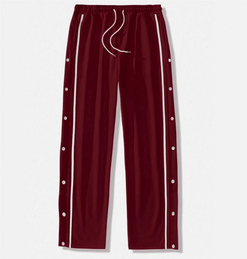 Casual Sports Breasted Pants Men's Loose Straight Trousers - cas7m