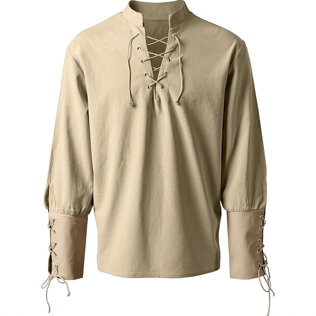New Men's Long-sleeved Shirt - cas7m