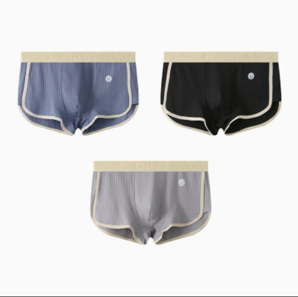Men's Mid-waist Simple Fashionable Breathable Comfortable Boxers - cas7m