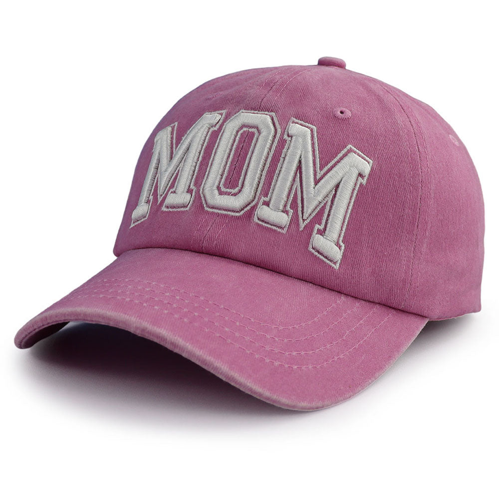New Parents Gift: DADA MAMA Embroidered Adjustable Baseball Cap Set - cas7m