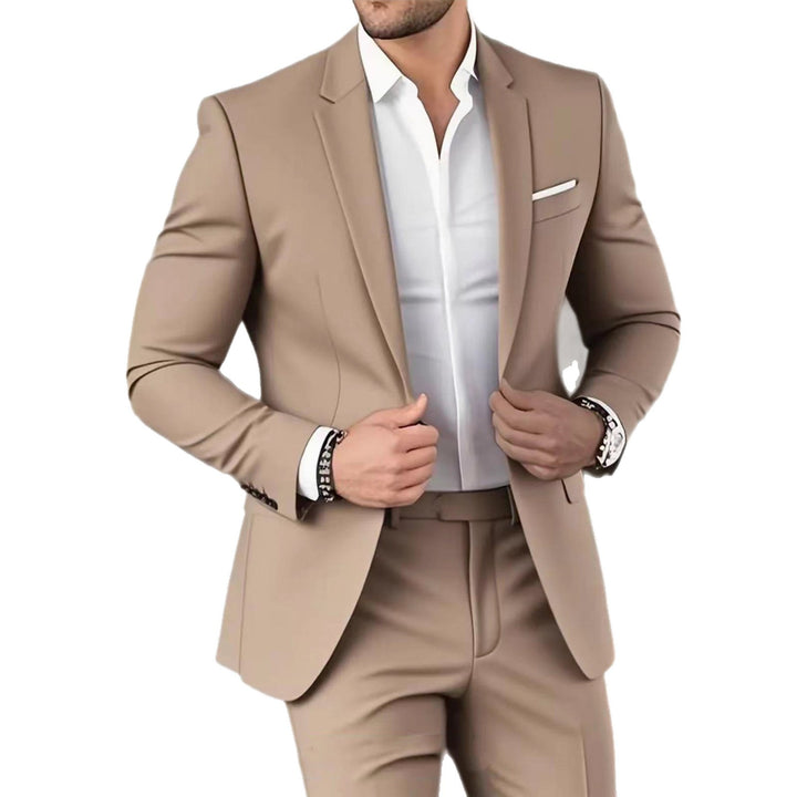 Elegant Banquet Gown Slim-Fit Fashionable Suit And Trousers For Men - cas7m