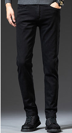 Slim Fit Elastic Straight Jeans For Men - cas7m