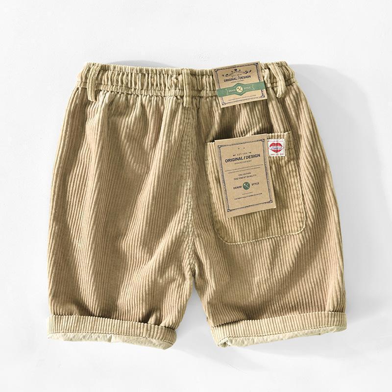 American Handsome Corduroy Shorts For Men - cas7m
