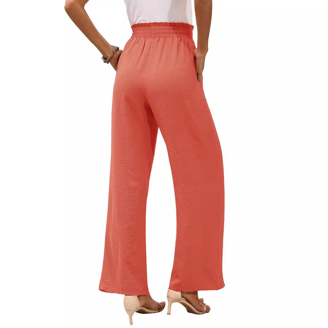 Womens Wide Leg Casual Pants - cas7m