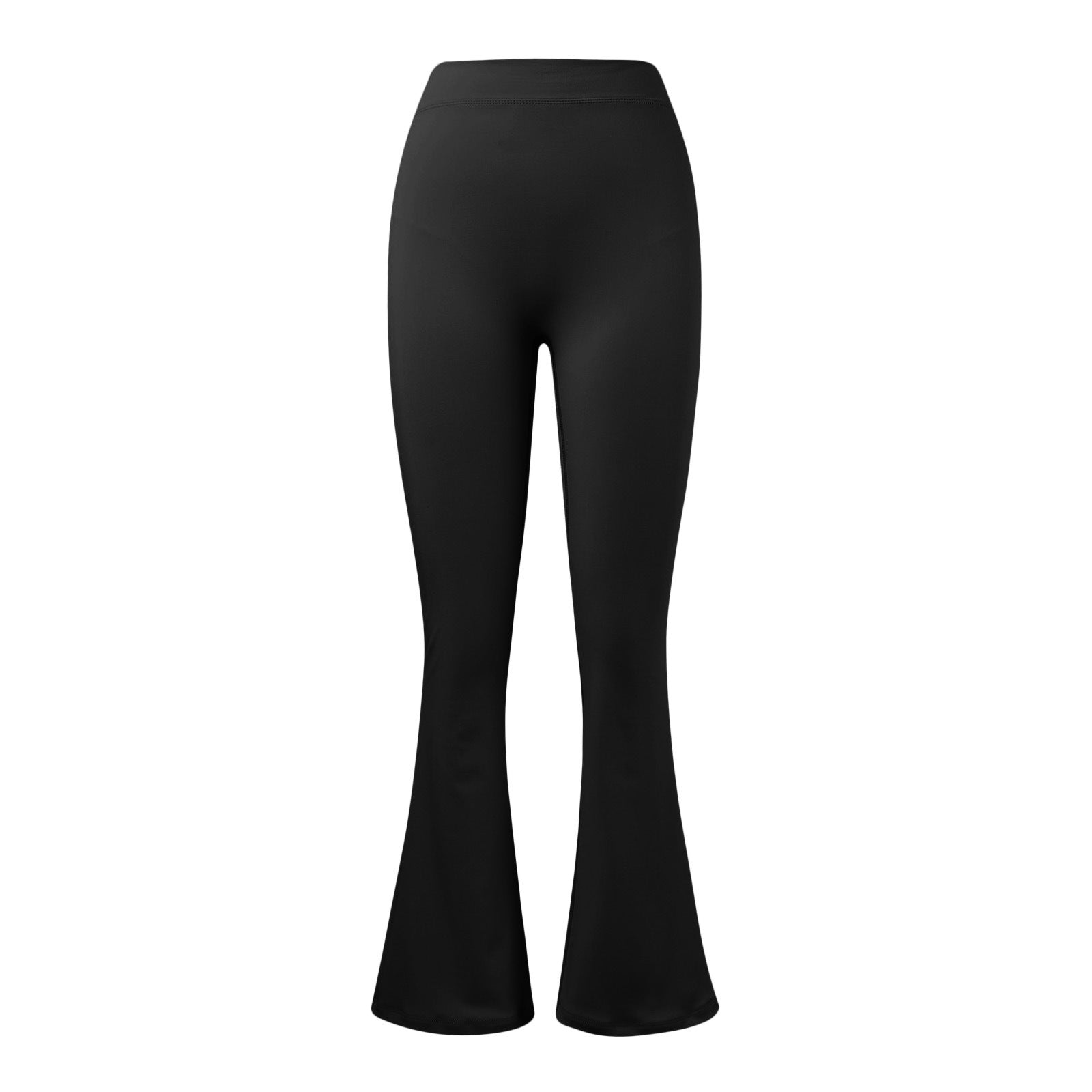 Nude Feel Seamless Slightly Flared Yoga Pants Sports Running Fitness Pants Female High Waist Hip Lift Yoga Pants - cas7m