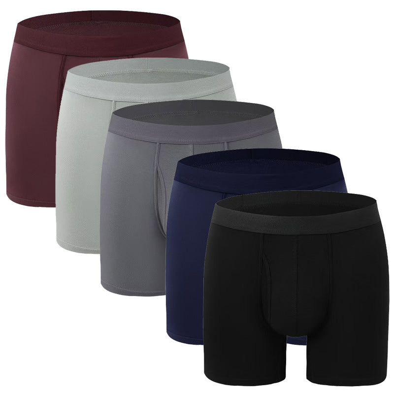 Extended Men's Underwear Bamboo Fiber Sports Breathable Mid Waist - cas7m