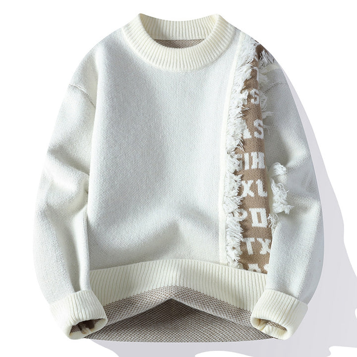 Fashionable Knitted Pullover Men's Long Sleeve - cas7m