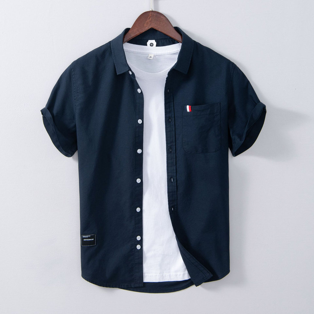Summer And Spring New Men Casual Short-sleeved Shirt - cas7m
