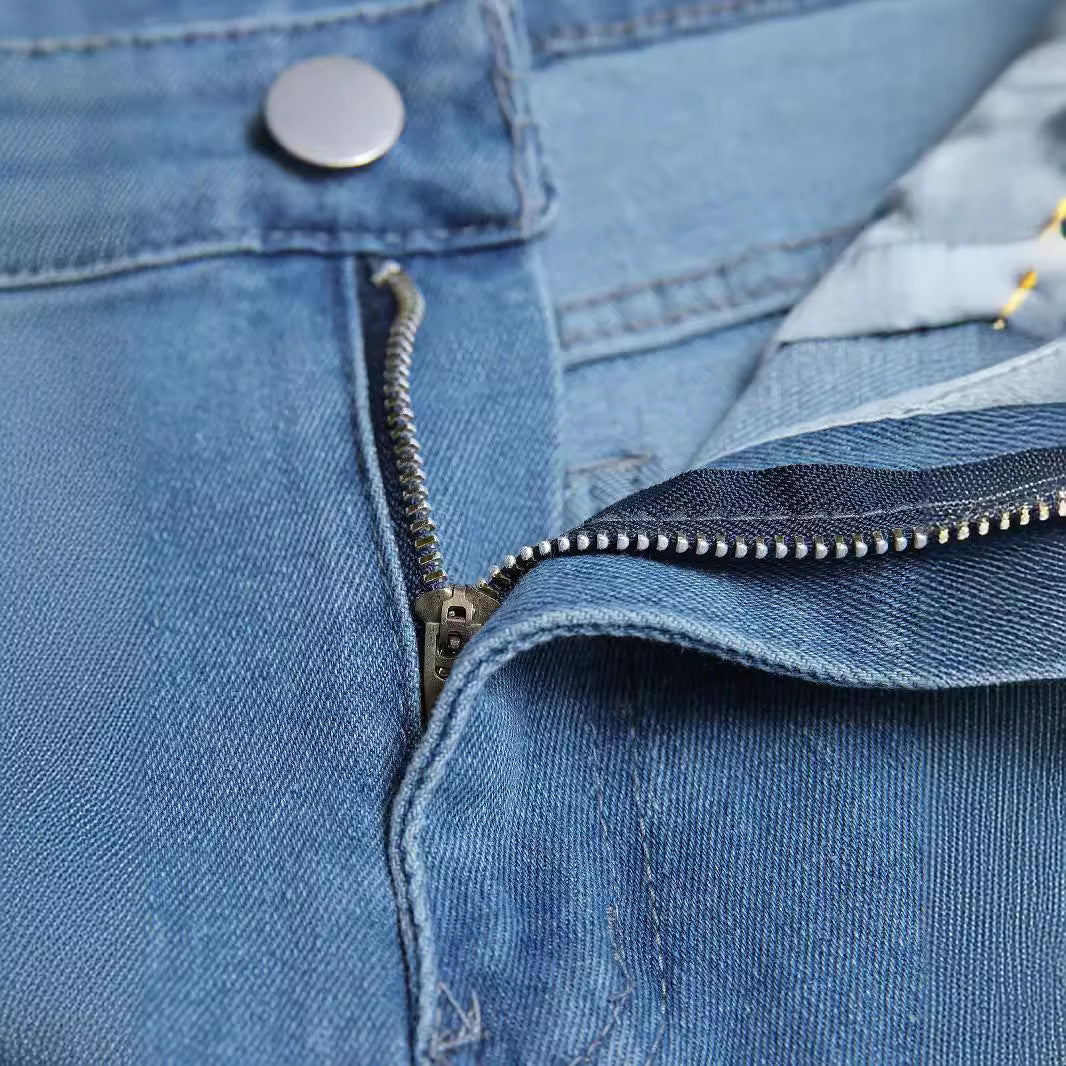 Personality Denim Skinny Jeans For Men - cas7m