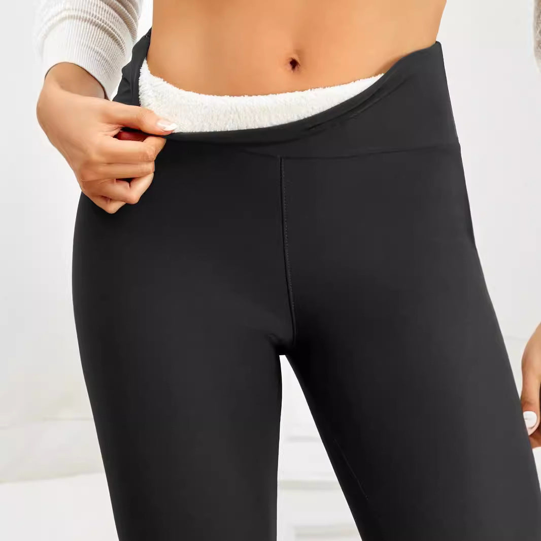 Tight Warm Pants Cashmere Leggings For Women - cas7m