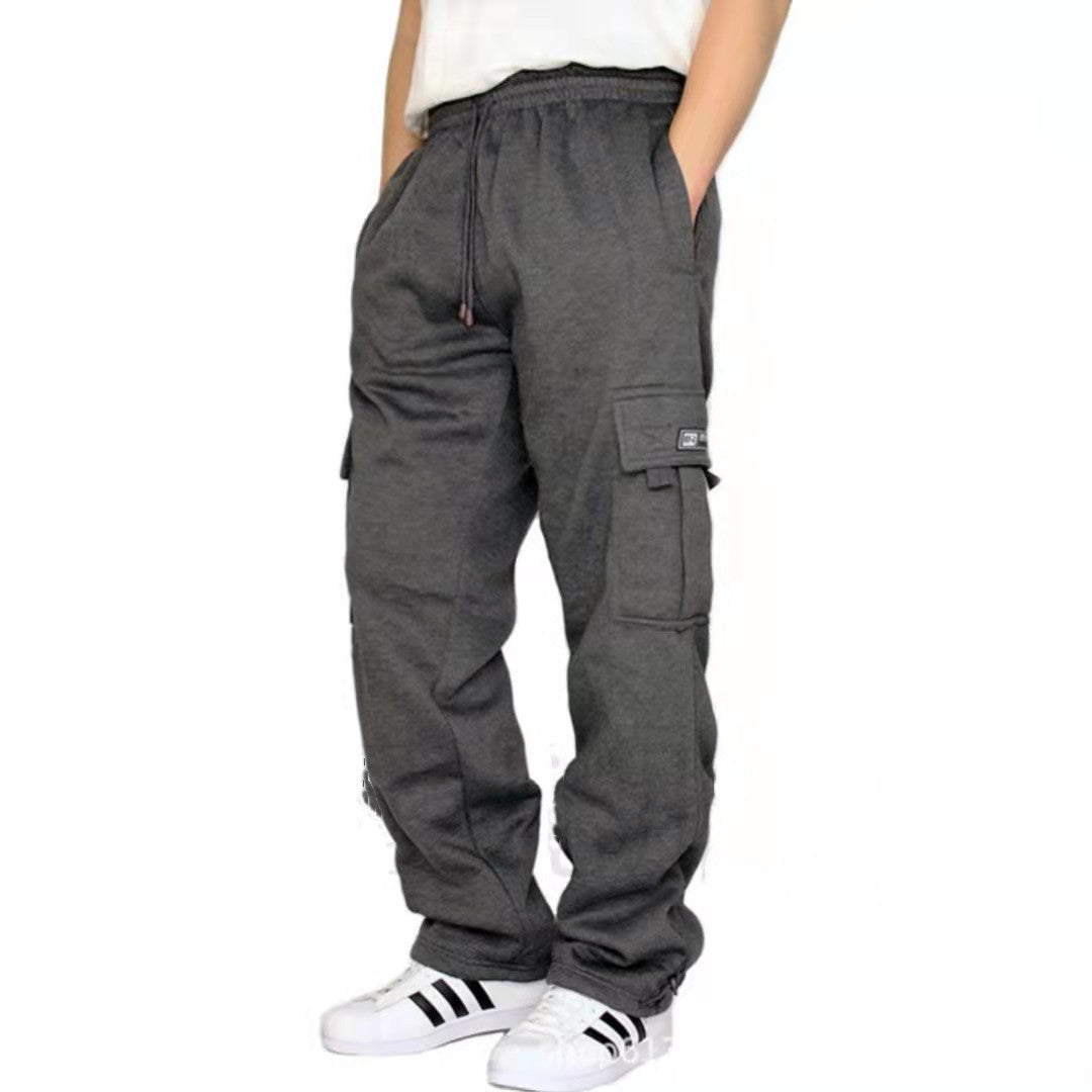 Men's Sporty Leisure Polyester Pants - Multiple Colors & Sizes - cas7m