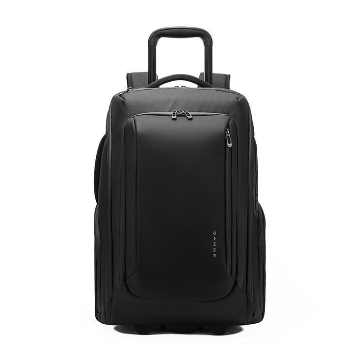 Elite Business Travel Trolley Backpack - Durable Polyester, 20-35L Capacity - cas7m