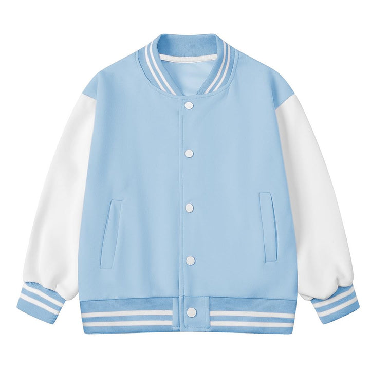 Color Block Kids Varsity Jacket - School & Casual Wear