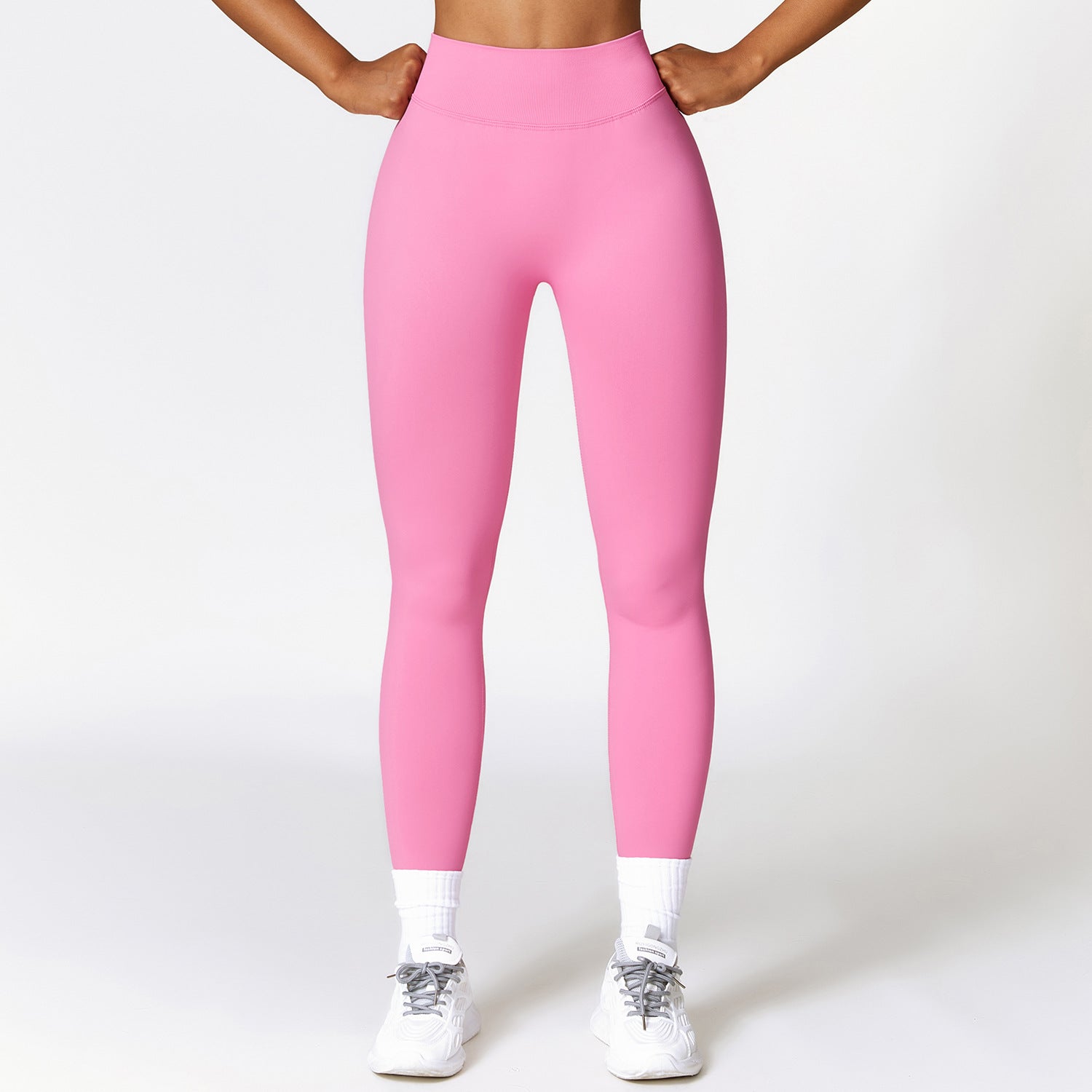 Women's Stretch Slim Fitted Waist Sports Pants - cas7m