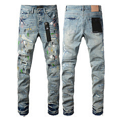 High Street Jeans Black Slim Fit Stretch Skinny Men - cas7m