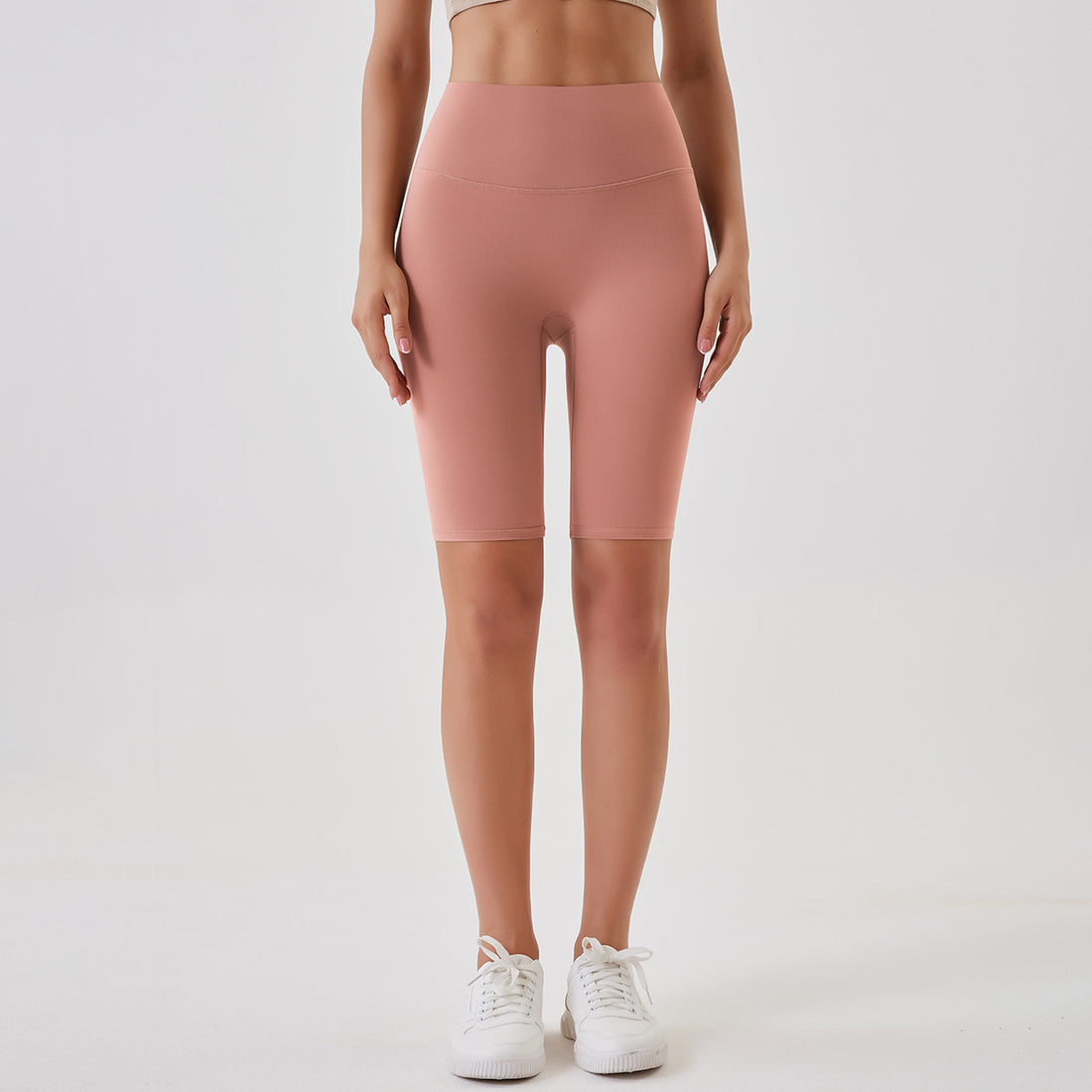 Breathable Double-sided Brushed Yoga Shorts - cas7m