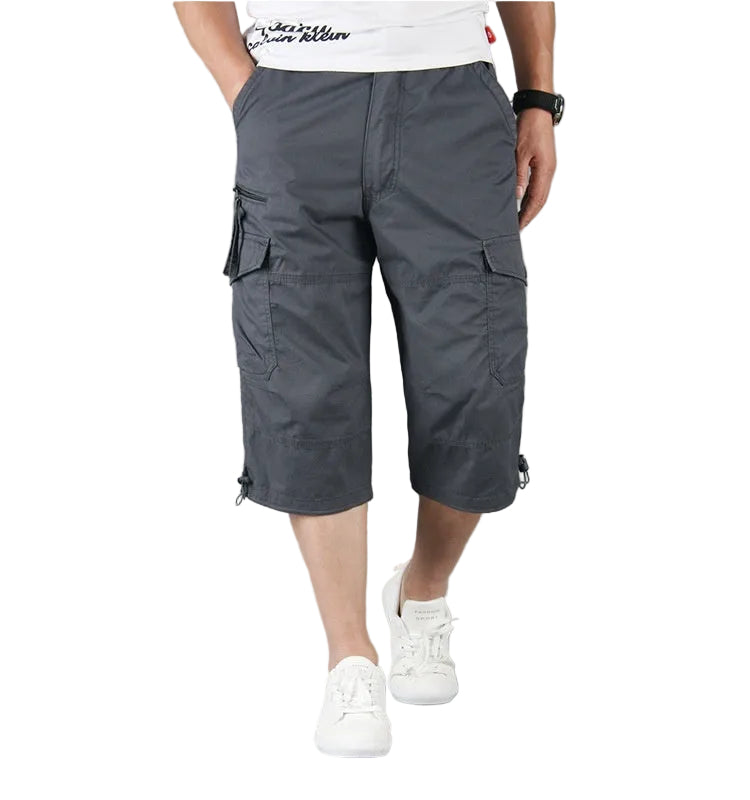 Men's Loose Thin Multi-pocket Outdoor Sports And Casual Shorts - cas7m