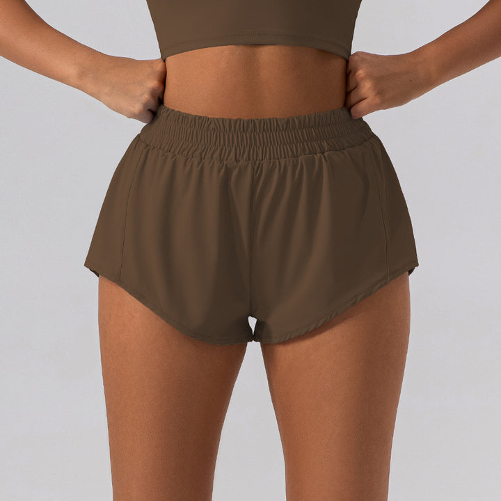Women's Loose High Waisted Yoga Shorts - cas7m