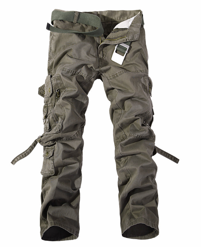 Men's Multi-pocket Cargo Pants Washed Hot Sale Cargo Pants - cas7m