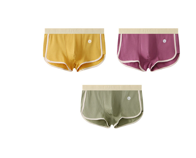 Men's Mid-waist Simple Fashionable Breathable Comfortable Boxers - cas7m