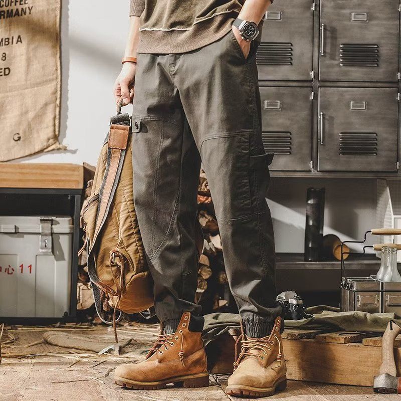 Mens Retro Loose-fit Casual Athletic Pants - cas7m