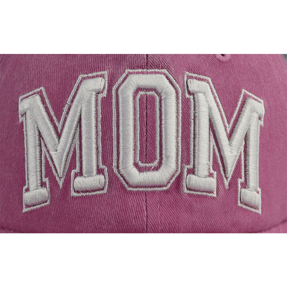 New Parents Gift: DADA MAMA Embroidered Adjustable Baseball Cap Set - cas7m