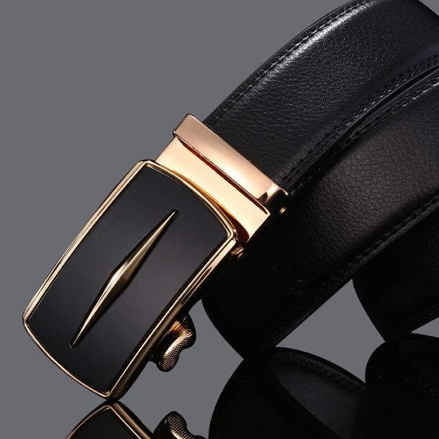 Men's Belt Automatic Buckle Business Trouser Belt - cas7m