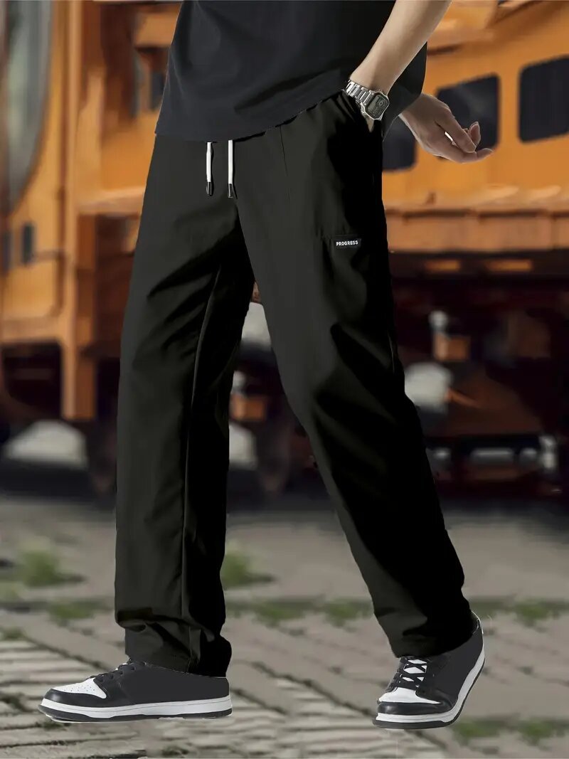 Men's Fashion Personality Solid Color Casual Pants - cas7m