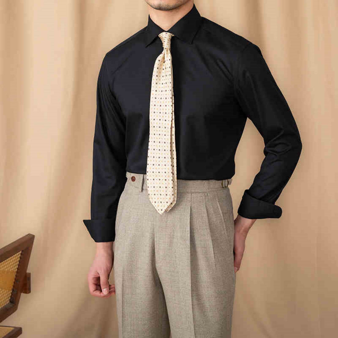 Business Formal Long Sleeved Shirt For Men - cas7m