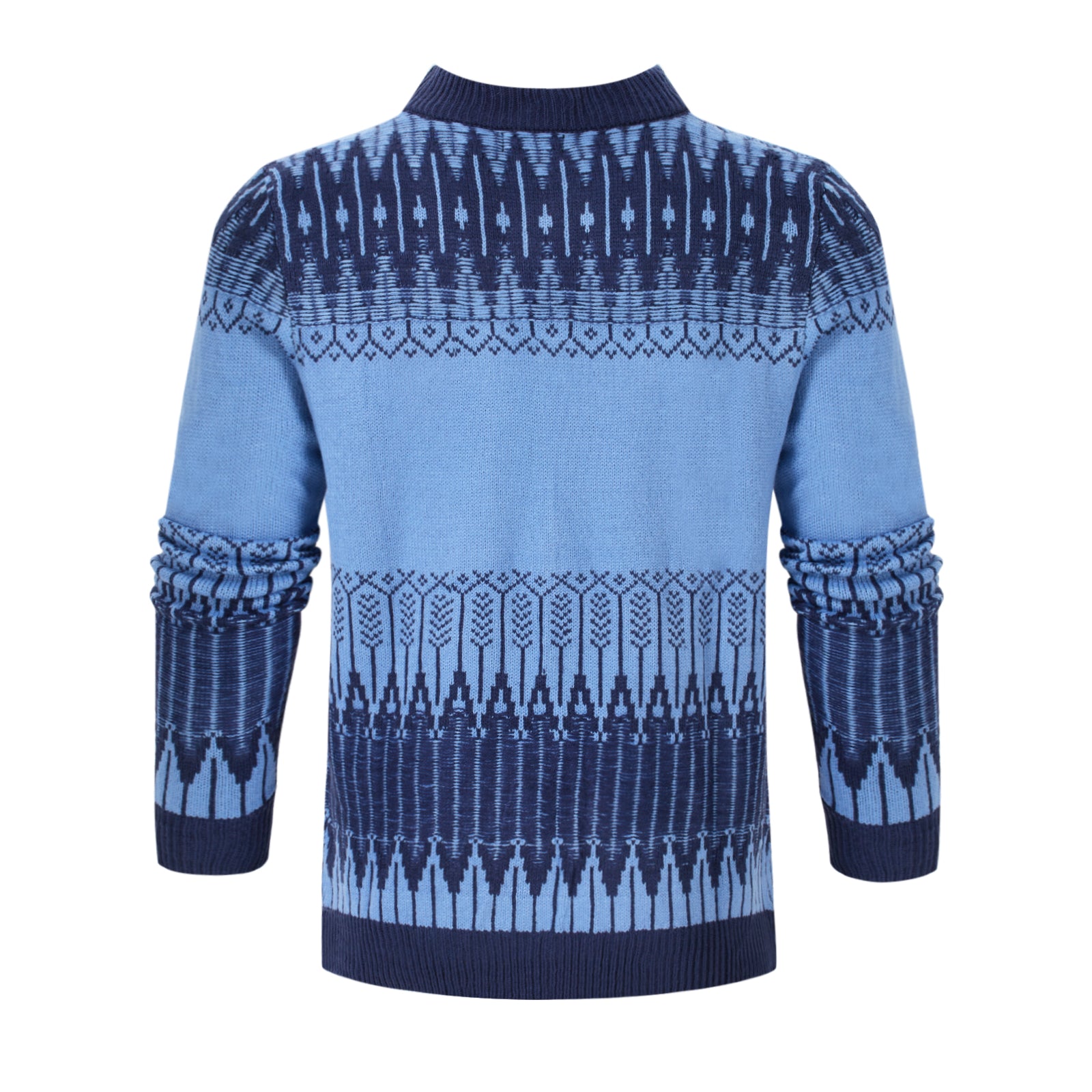 Men's Knitted Sweater Fashion Long-sleeved Pullover Tops Fall And Winter Clothing - cas7m