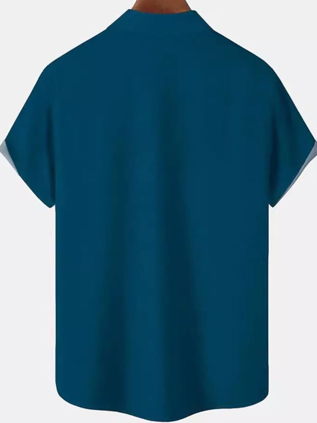 Men's Full Size Color Block Short Sleeve Shirt Plus Size - cas7m